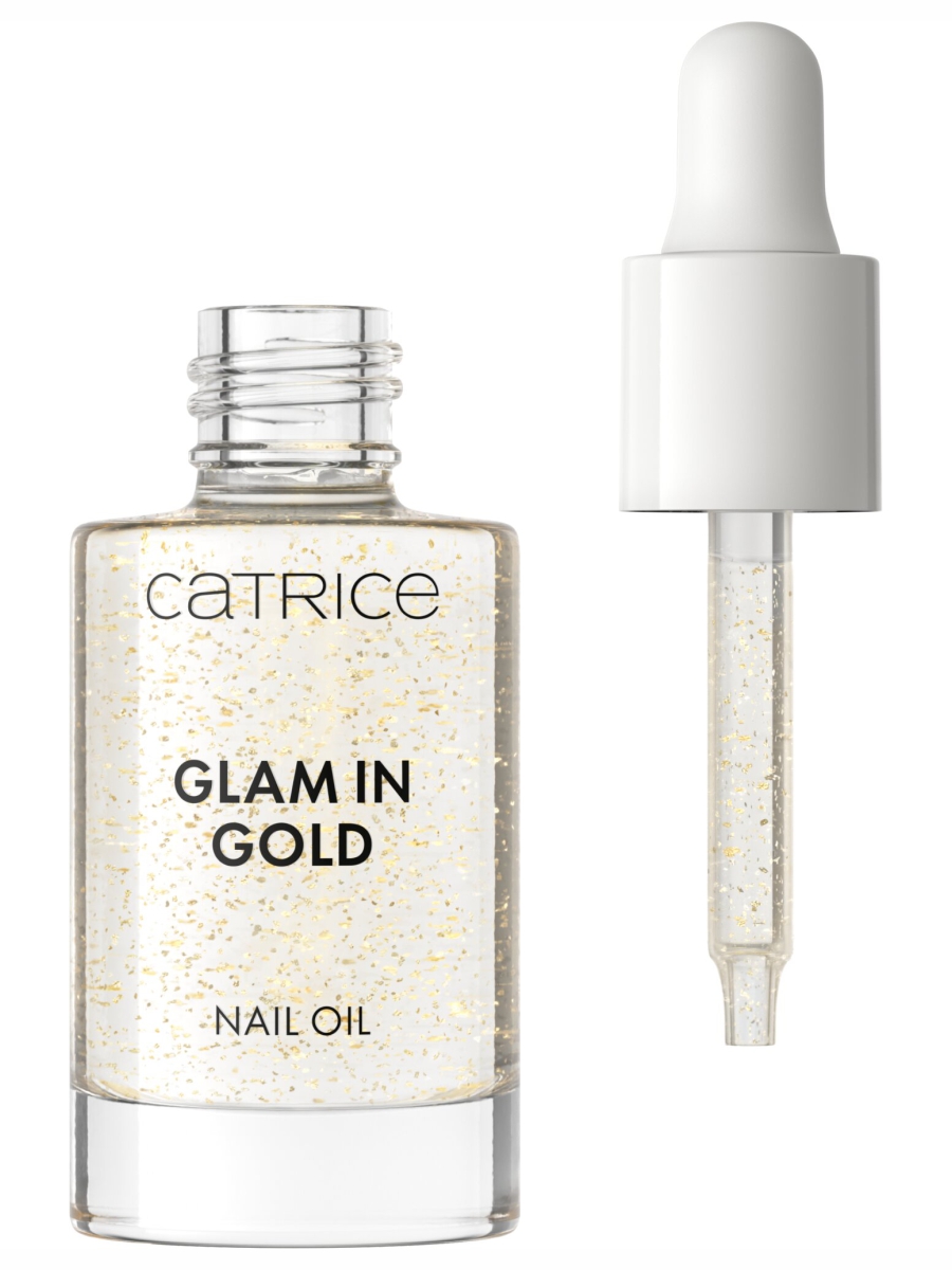 Масло для ногтей Glam In Gold Nail Oil 8мл от Catrice + 2