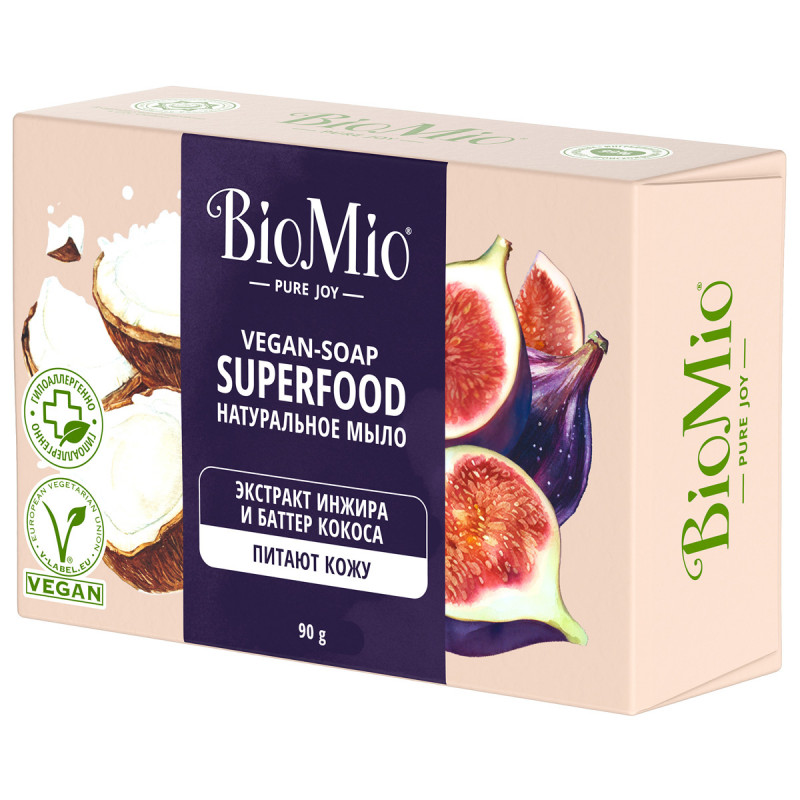 Bio-Soap Туалетное мыло Инжир и баттер Кокоса 90г от BioMio + 1