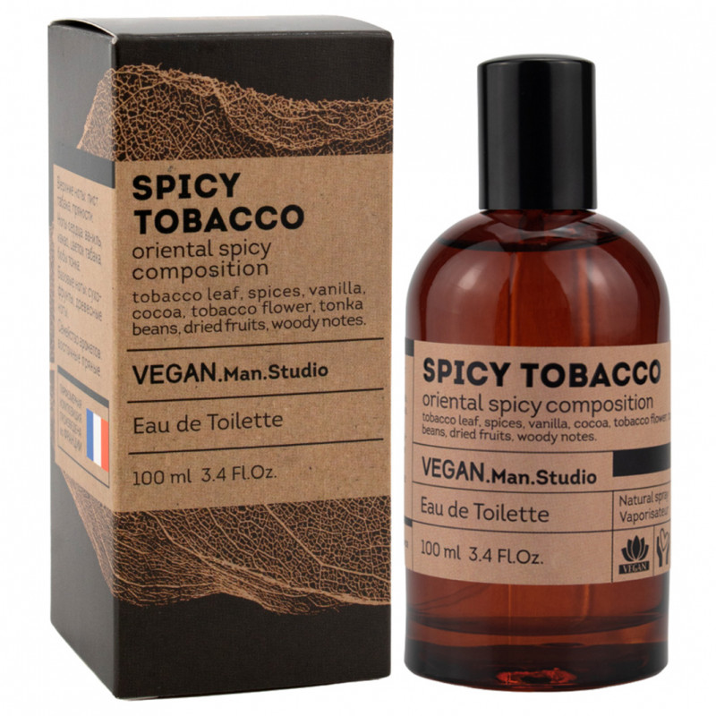Туалетная вода мужская Spicy Tobacco 100мл от VEGAN.Man.Studio + 1