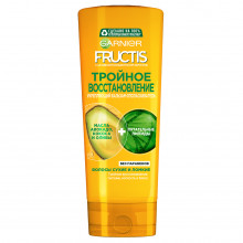 Fructis Бальзам-ополаскиватель Тройное восстановление для сухих и ломких волос 387мл 