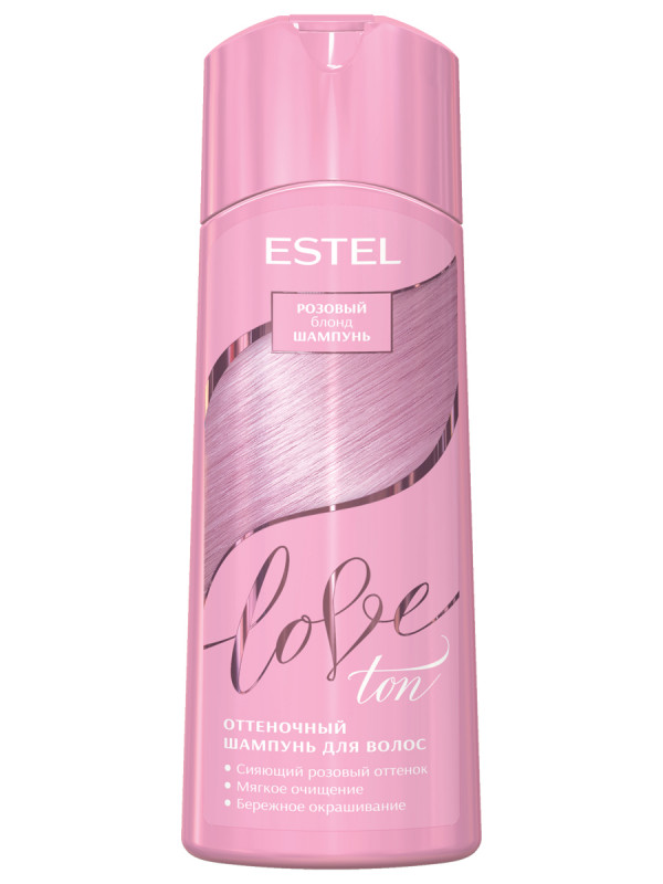Love Ton Оттеночный шампунь для волос, тон Розовый от Estel + 1
