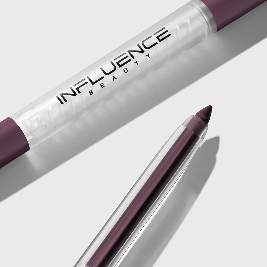 Карандаш для губ автоматический Lipfluence, тон 12 сливовый от Influence Beauty + 2