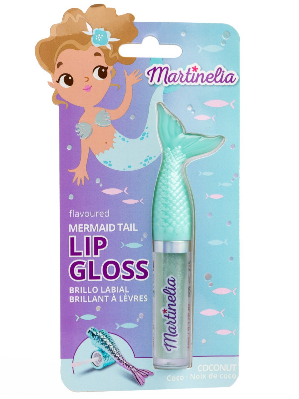 Мерцающий Блеск для губ, кокос от Martinelia + 1