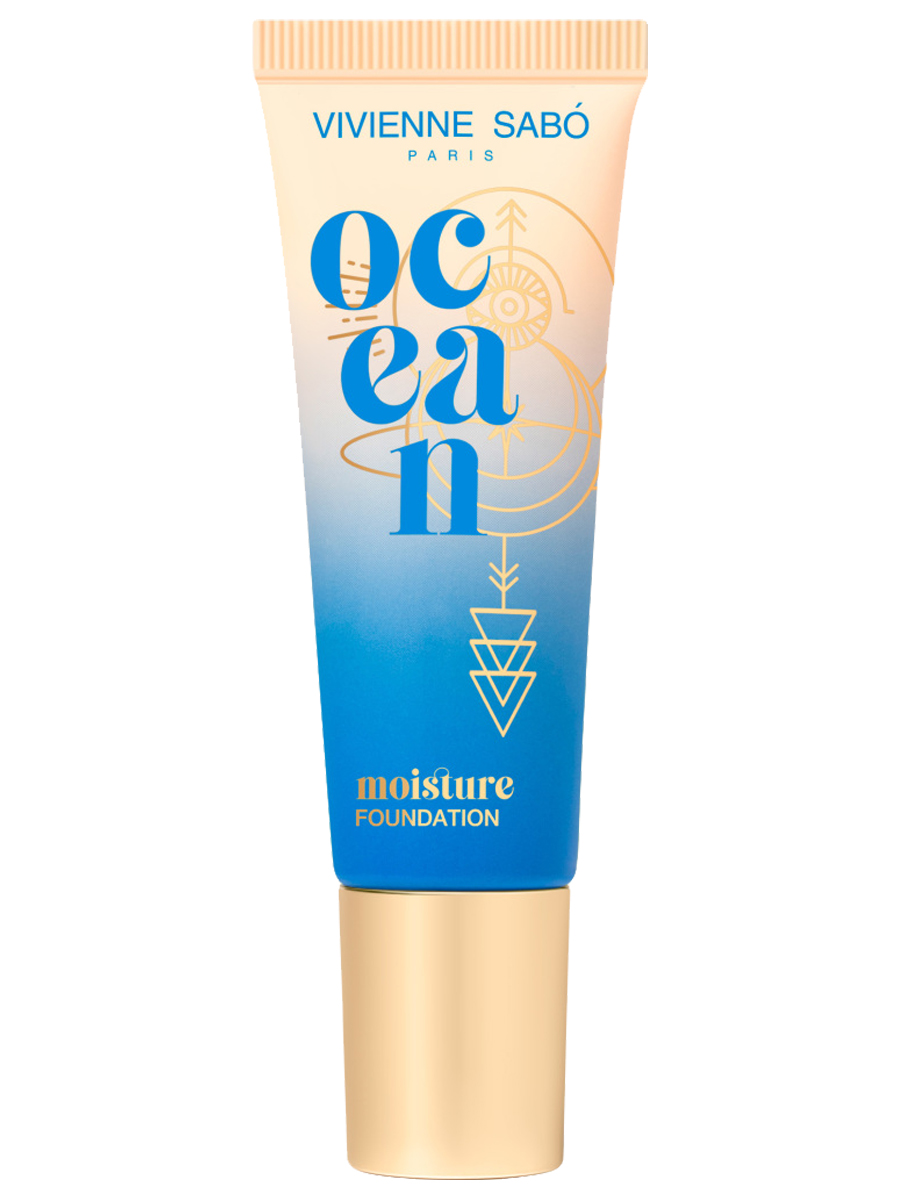 Увлажняющий Тональный крем Ocean, тон 02 теплый бежевый от Vivienne Sabo + 3
