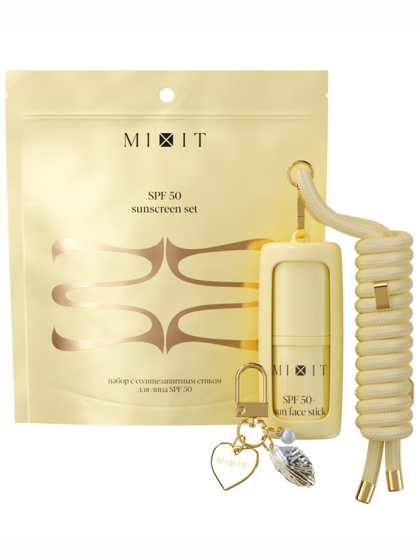 Набор с солнцезащитным стиком для лица SPF50 15г от MIXIT + 1