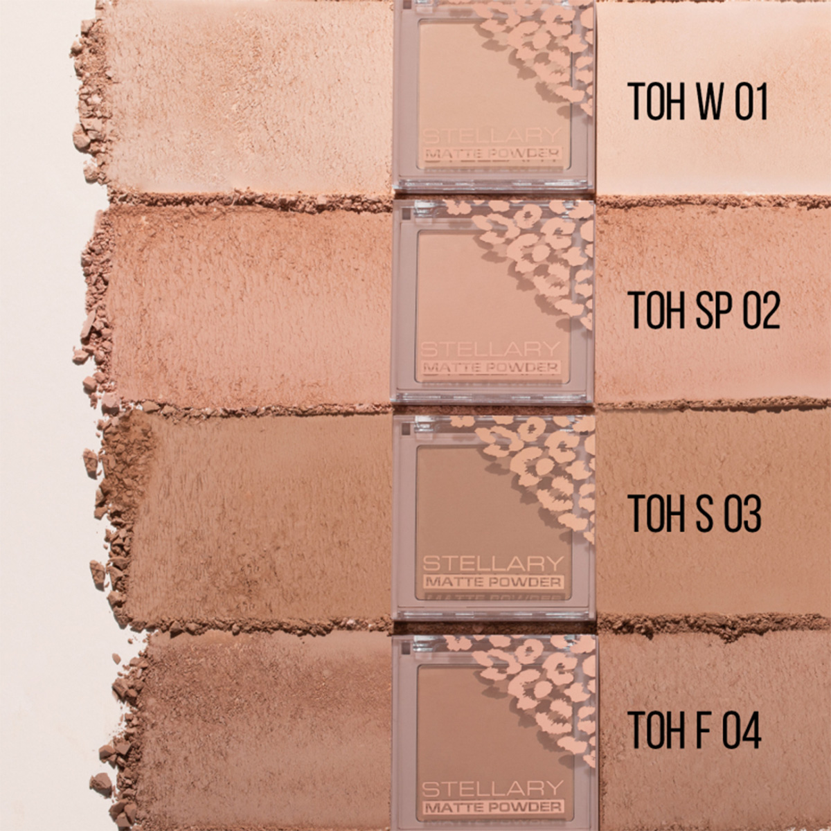 Пудра компактная Soft Matte Powder, тон F04 песочно-бежевый от Stellary + 3