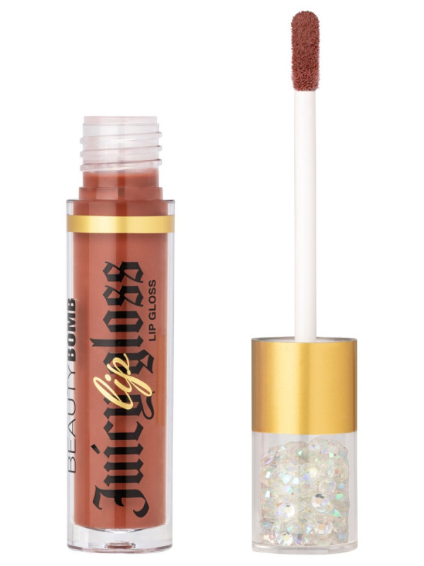 Блеск для губ Juicy, тон 13 Cocoa Queen от Beauty Bomb + 1