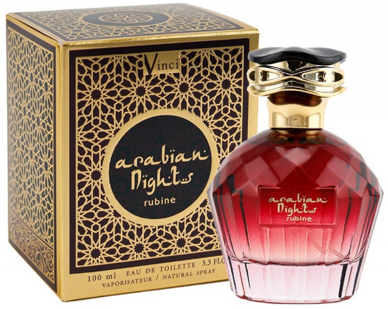 Туалетная вода женская Arabian Nights Rubine 100мл от Vinci + 1
