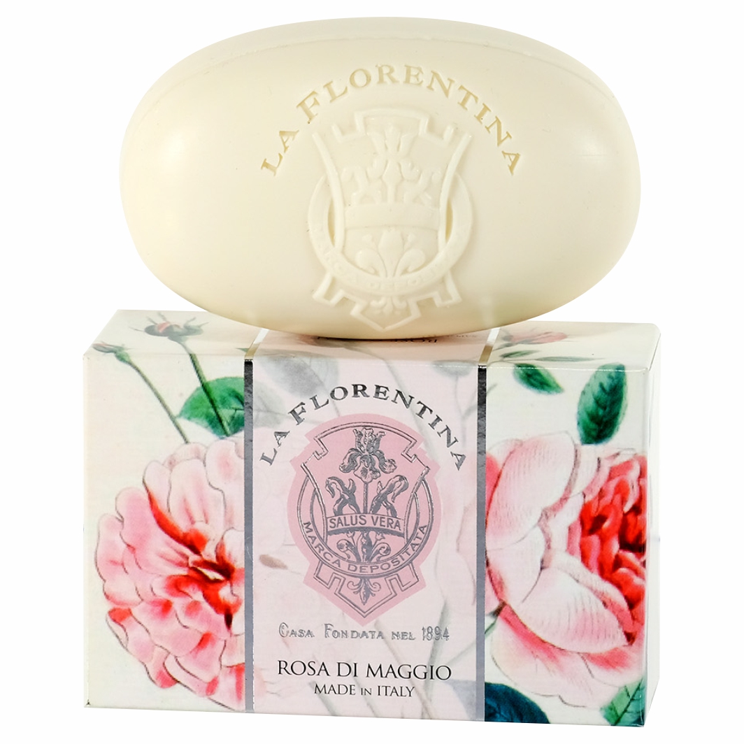 Мыло Майская роза Rose of May 300г от La Florentina + 2