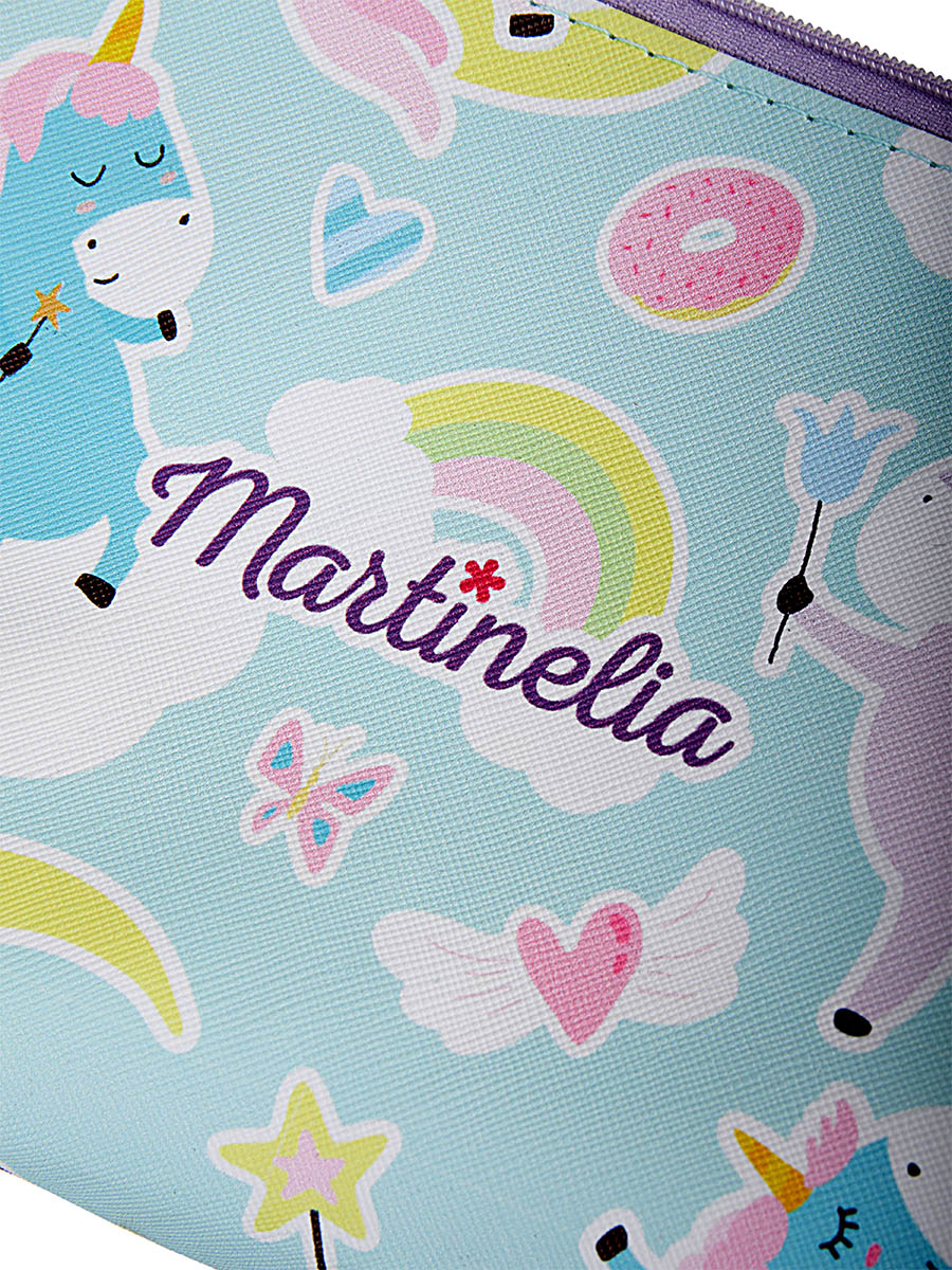 Детская косметичка мятно-голубая от Martinelia + 3