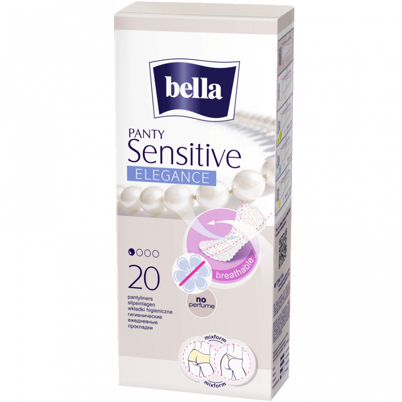 Прокладки ежедневные Panty Sensitive Elegans 20шт от Bella + 1