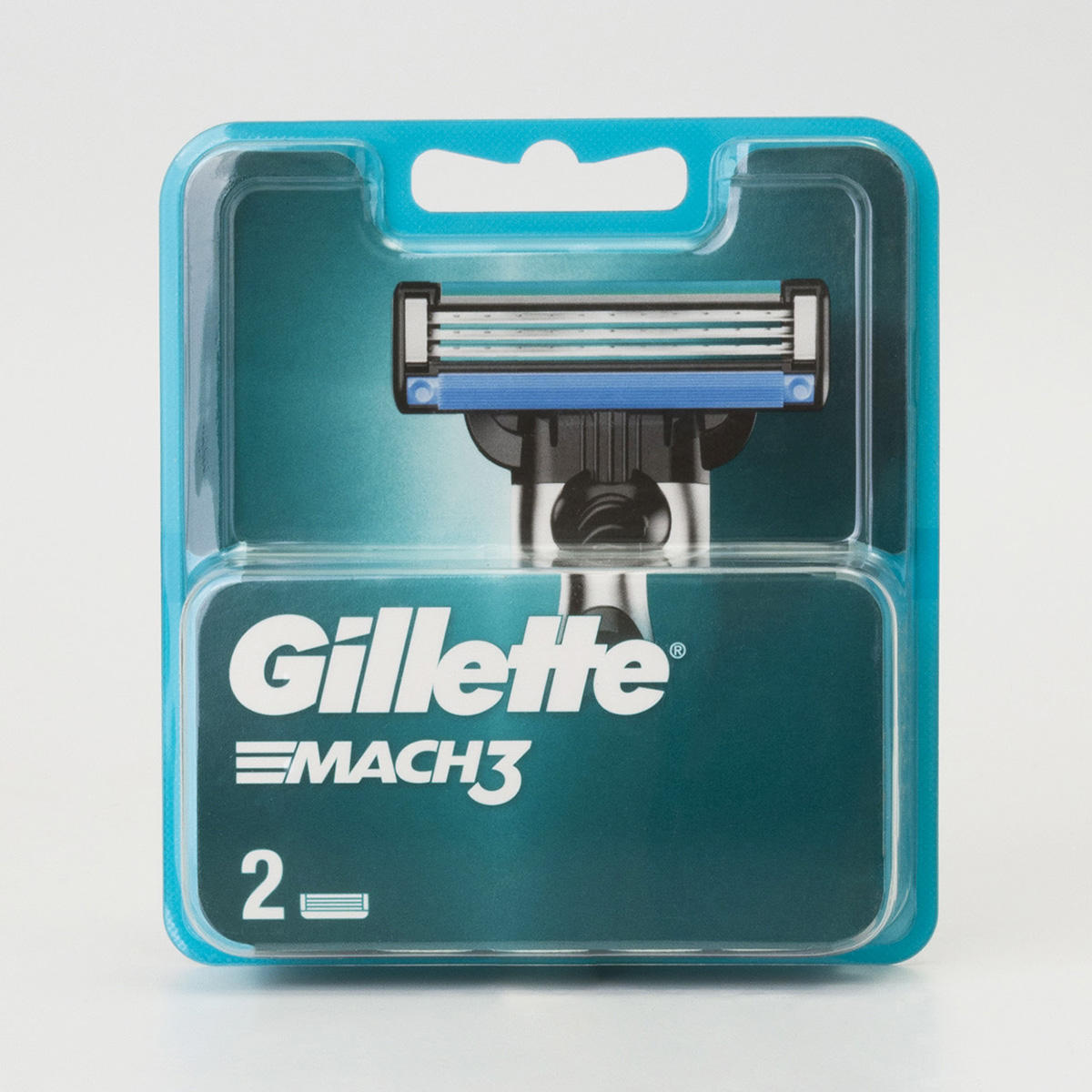Сменные кассеты Mach3 2шт от Gillette + 2