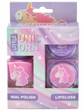 Little Unicorn Мини набор (лак для ногтей + 2 бальзама для губ)