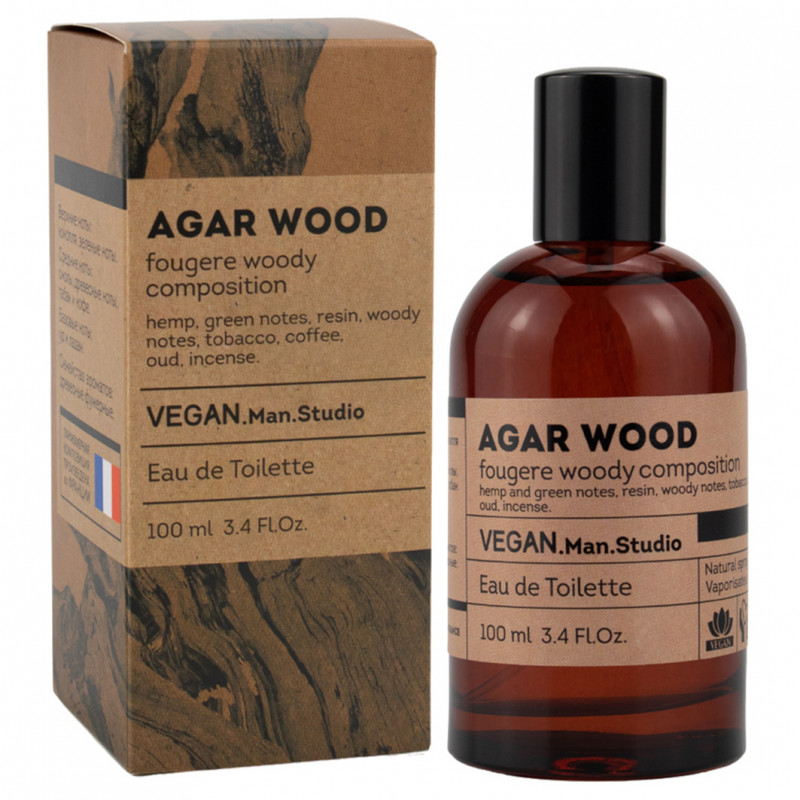 Туалетная вода мужская Agar Wood 100мл от VEGAN.Man.Studio + 1