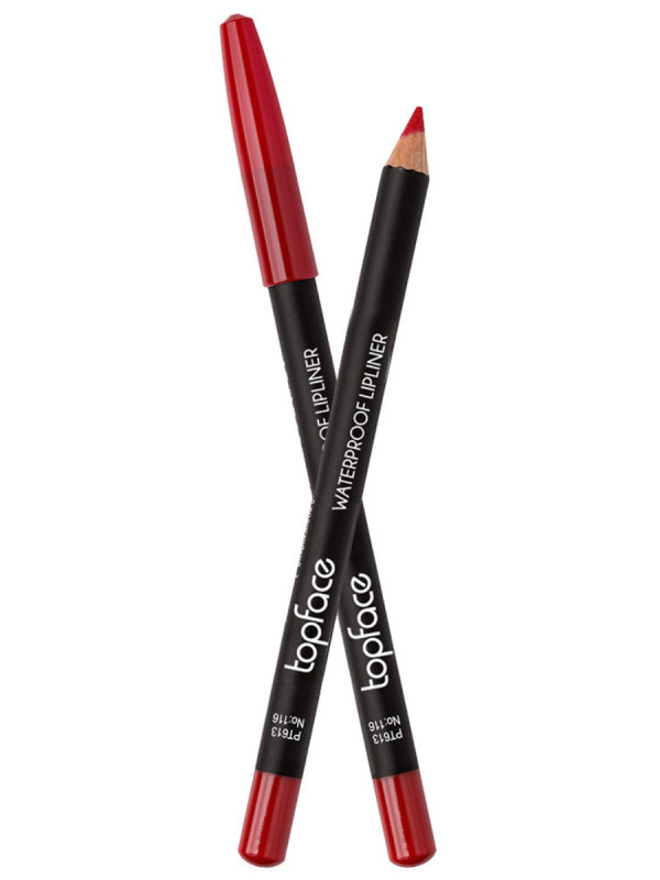Карандаш для губ водостокий Waterproof Lipliner, тон 116 от TopFace + 1