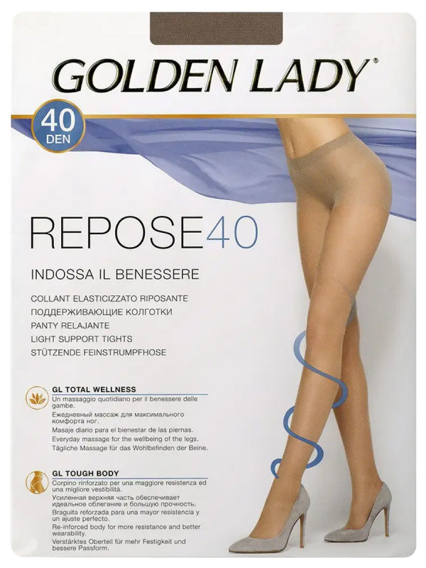 Колготки Repose 40den, Daino загар 3р от Golden Lady  + 1