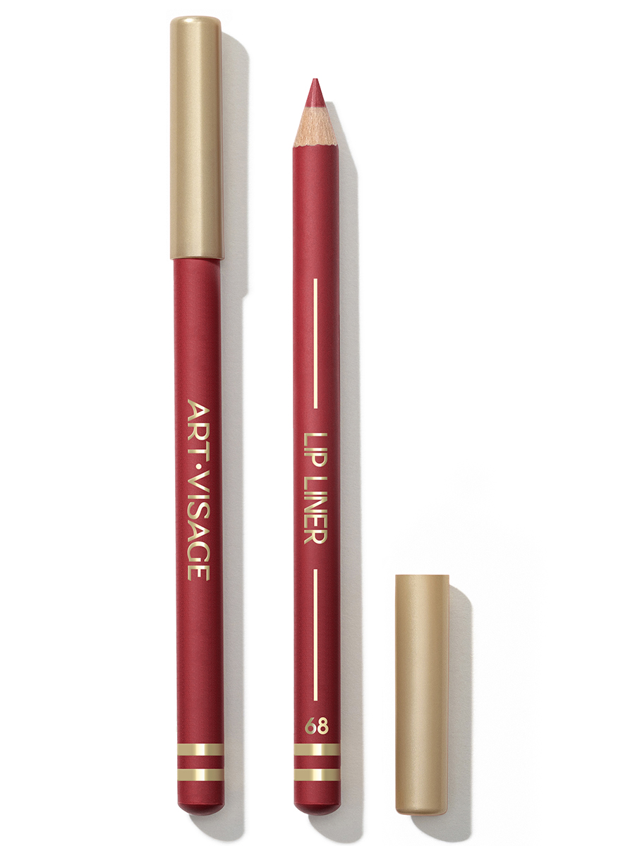 Карандаш для губ Lip Liner, тон 68 сочная малина от Art-Visage  + 4