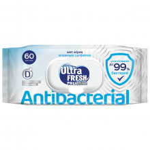 Premium Antiseptic Влажные салфетки 60шт с витаминами и экстрактами