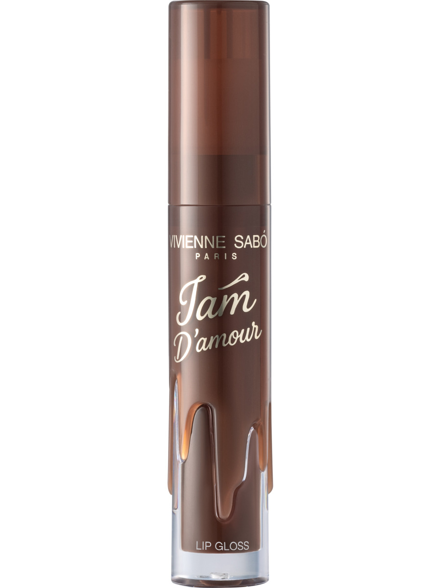 Блеск для губ Jam d'Amour, тон 10 шоколадный от Vivienne Sabo + 3