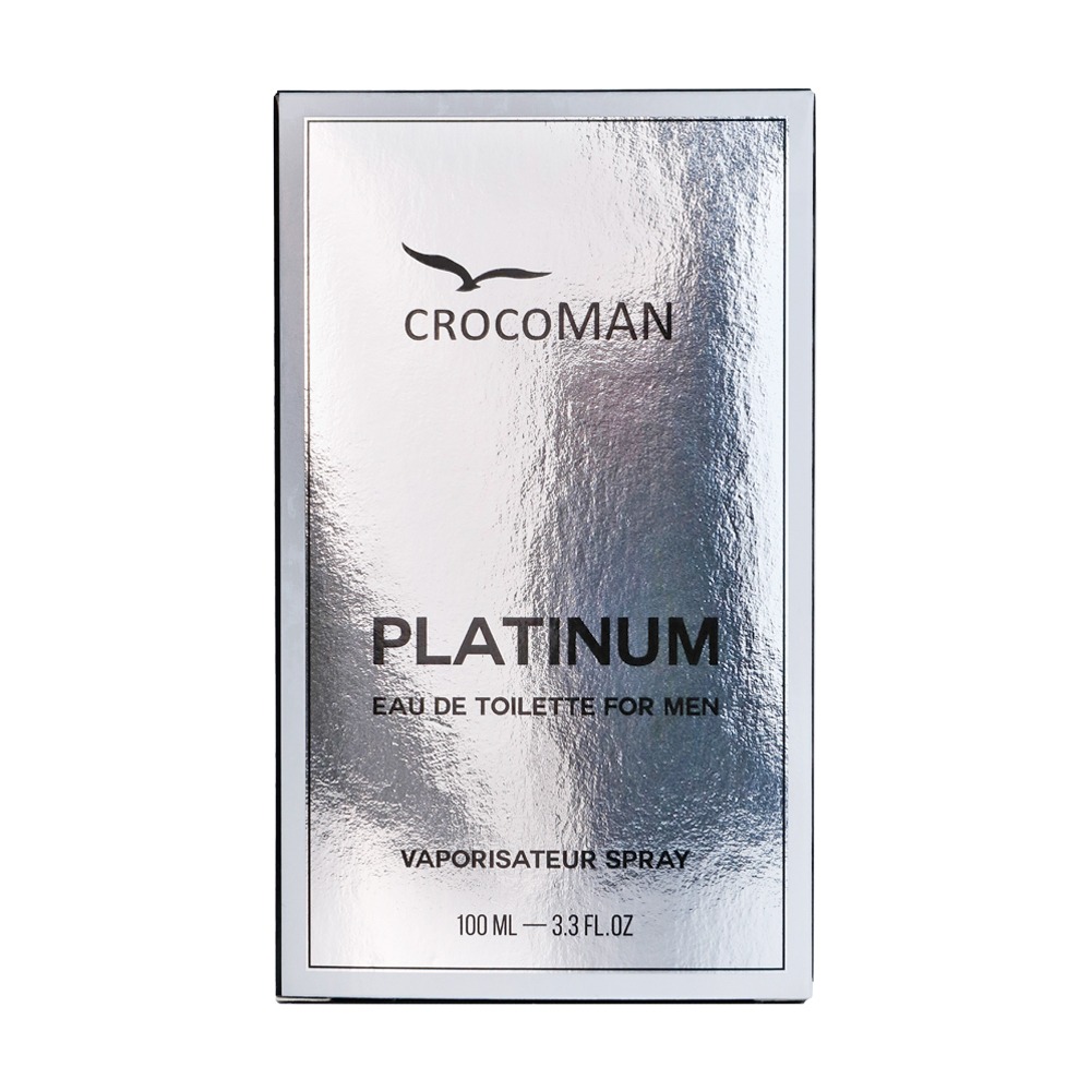 Туалетная вода мужская CrocoMAN Platinum 100мл от Red Label + 2