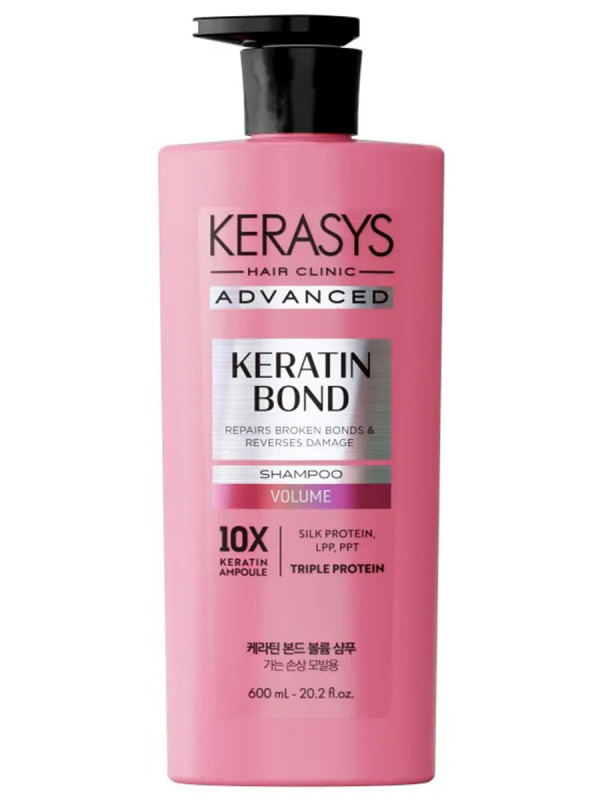 Advanced Шампунь для волос Keratin Bond Объем 600мл от Kerasys + 1