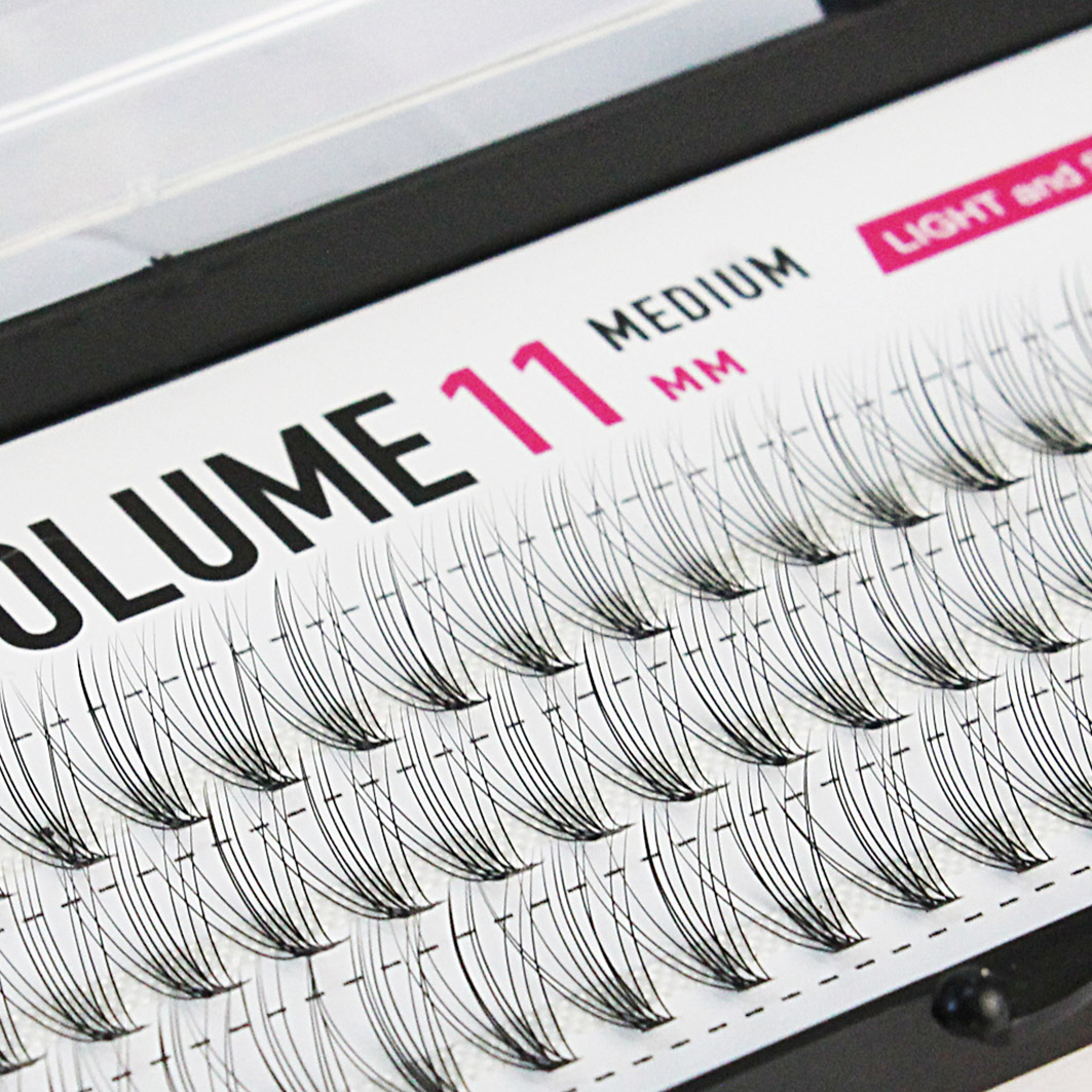 Air Volume Пучки ресниц medium 11мм от TF cosmetics + 2