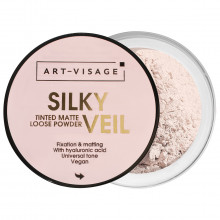 Art-Visage  - Пудра рассыпчатая Silky Veil, тон 302 матирующая телесная