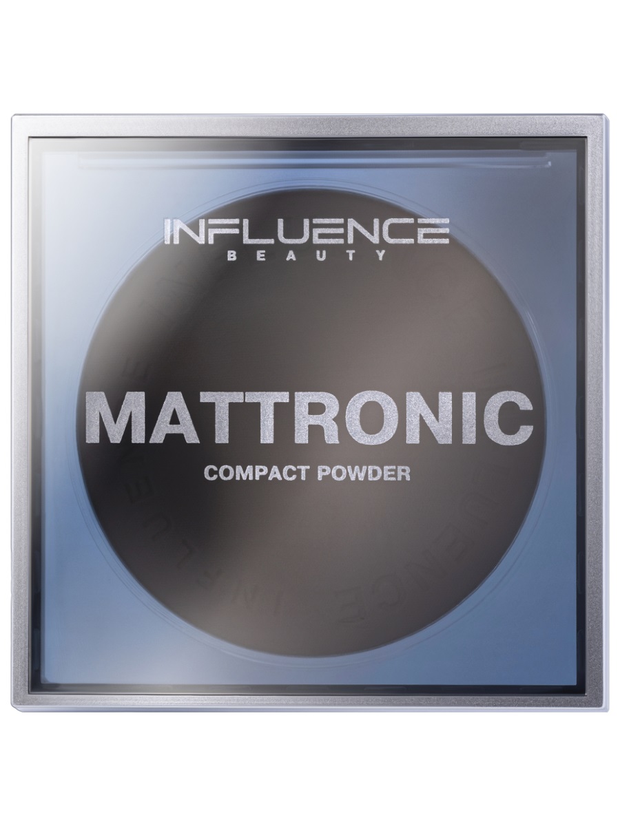 Пудра компактная Mattronic, тон 01 light / бело-бежевый от Influence Beauty + 4