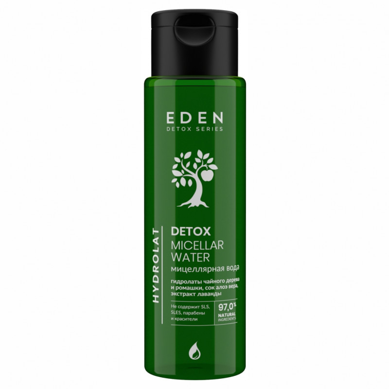 Detox Hydrolat Мицеллярная вода 200мл от EDEN + 1