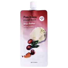 Маска кремовая ночная с маслом ши Pure Source Pocket pack 10мл 1шт