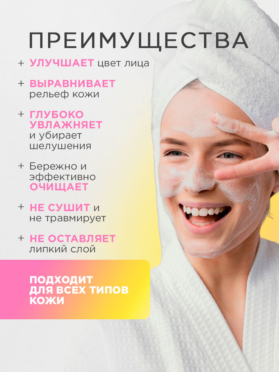 Гель для умывания с ретинолом и гиалуроновой кислотой 100мл от NSC + 3
