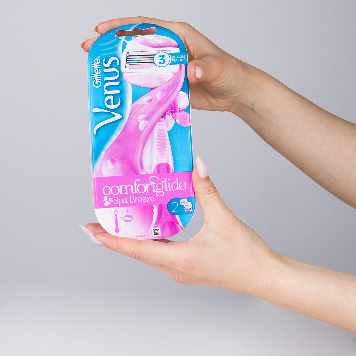 Станок для бритья Venus Spa Breeze + 2 сменные кассеты от Gillette + 4