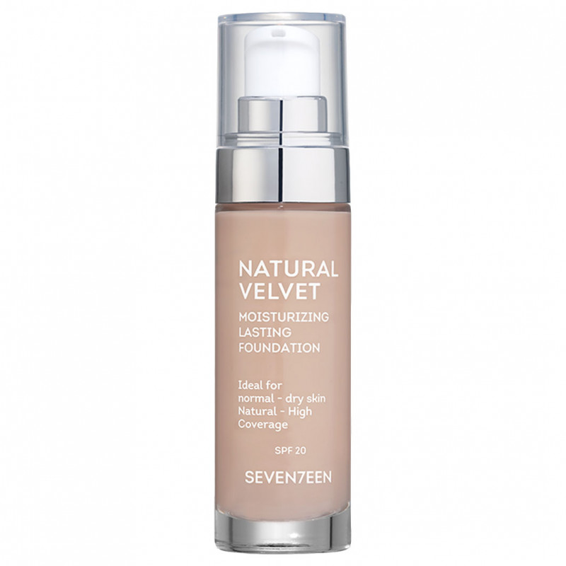 Тональный крем Natural Velvet, тон 06 темный бежевый 30мл от Seventeen + 1