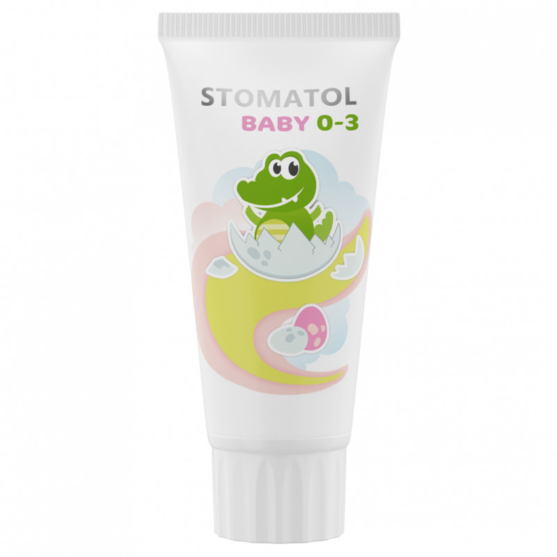 Зубная паста детская профилактическая Baby 0-3 лет 50г от Stomatol + 1