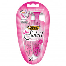 Станки для бритья Miss Soleil Pink одноразовые 2шт