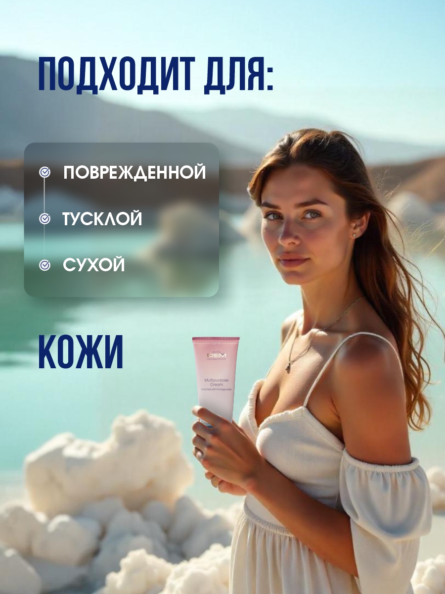 DSM Крем многофункциональный Гранат 250мл от Mon Platin + 6