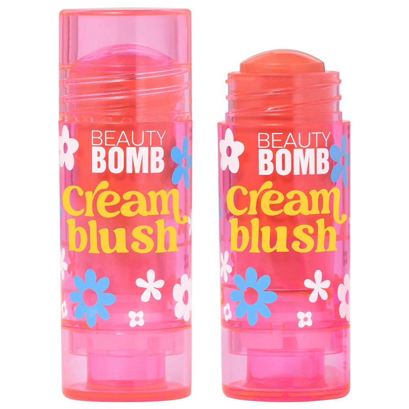 Румяна кремовые в стике, тон 02 нежно-розовый от Beauty Bomb + 1
