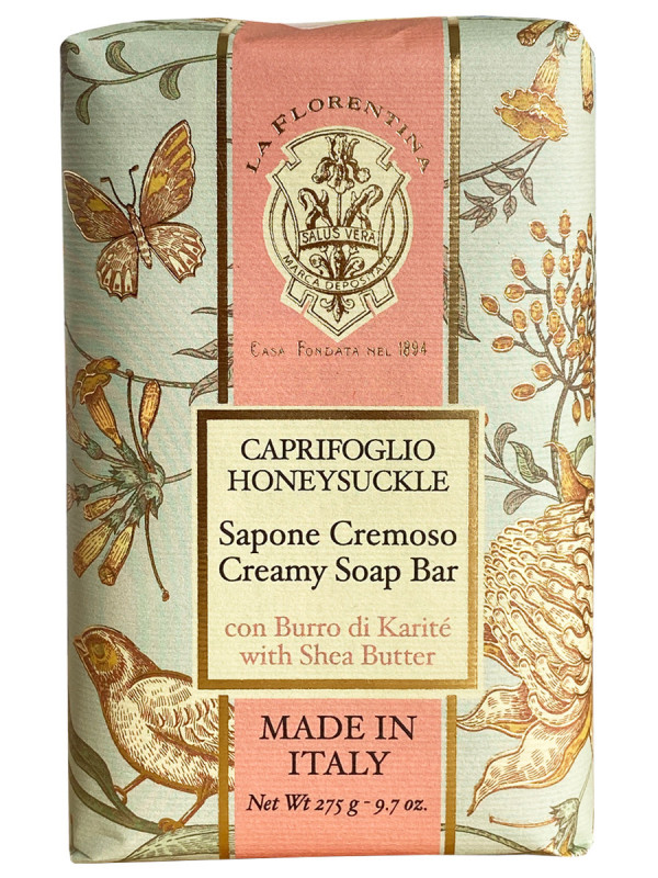 Крем-мыло Жимолость душистая Honeysuckle 275г от La Florentina + 1