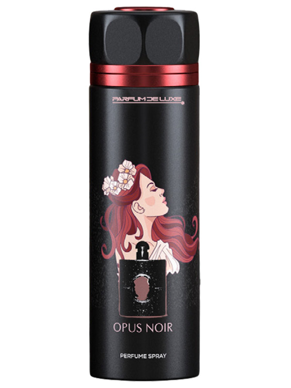 Парфюмированный Дезодорант спрей женский Opus Noir 200мл от PARFUM DE LUXE + 1