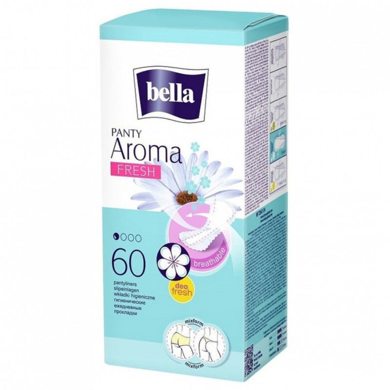 Прокладки ежедневные Panty Aroma Fresh 60шт от Bella + 1