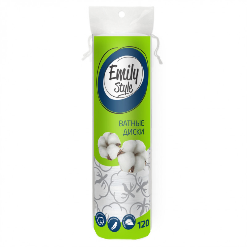 Ватные диски 120шт от Emily Style + 1