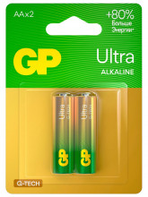 Батарейки алкалиновые Ultra LR6 AA 2шт блистер		
