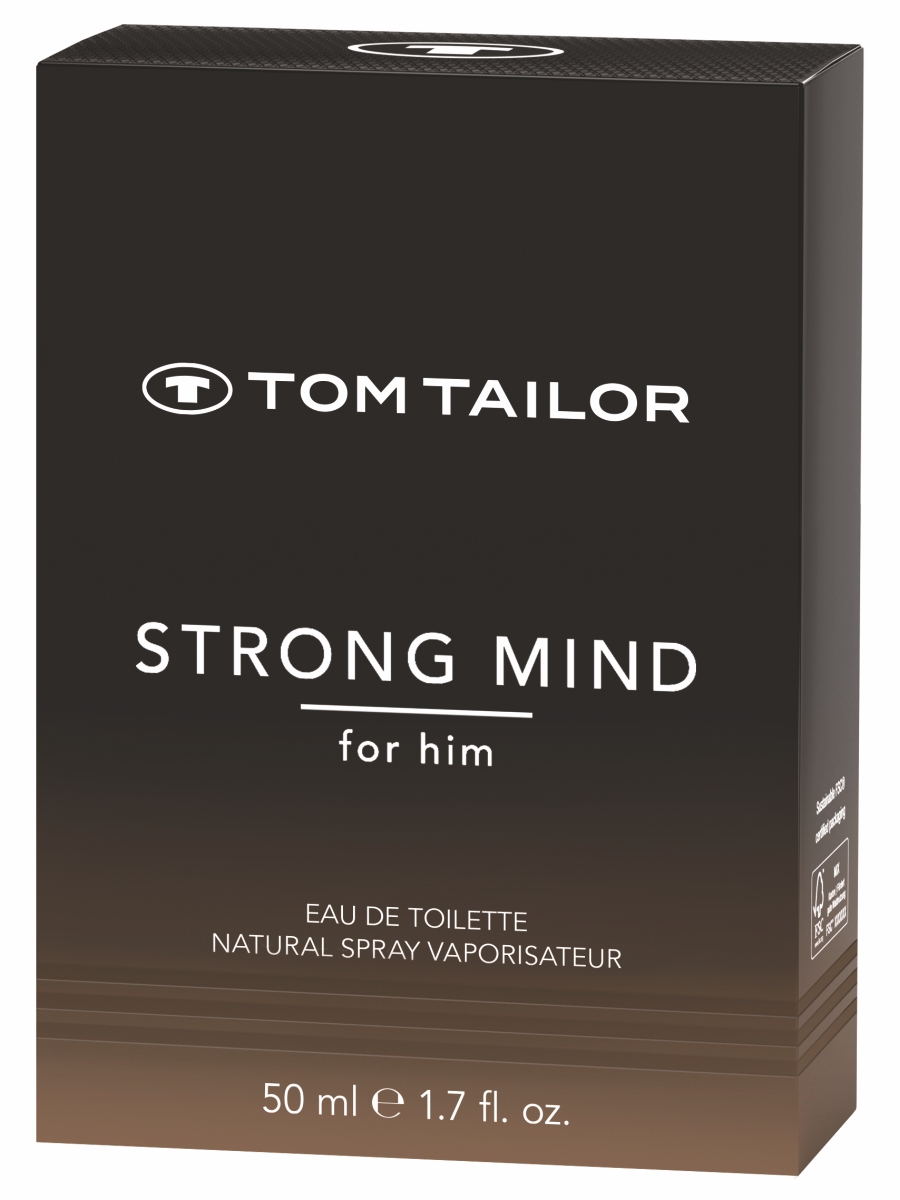Strong Mind Туалетная вода мужская 50мл от Tom Tailor + 3