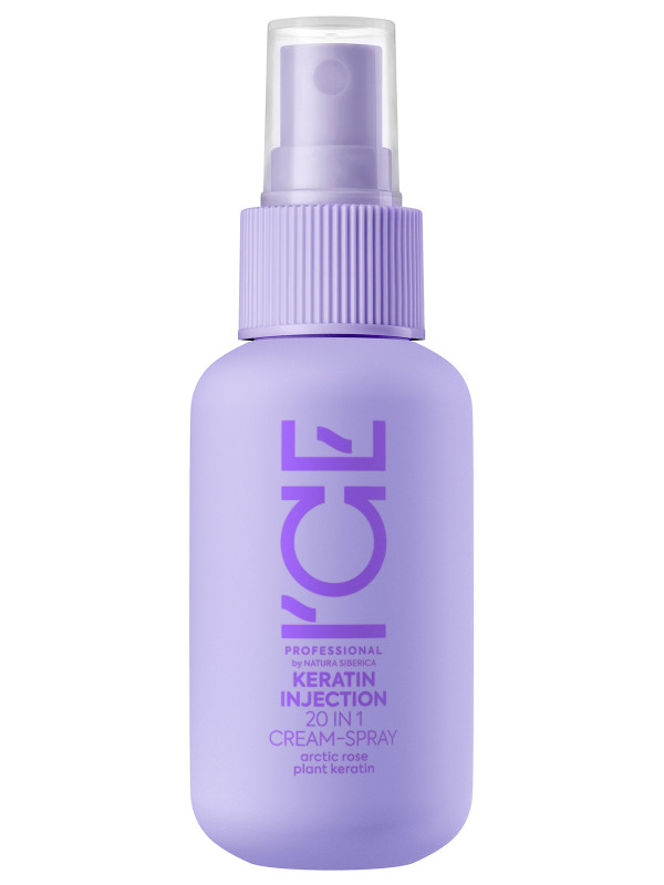 Keratin Injection Кератиновый Спрей 20в1 для повреждённых волос 100мл от Natura Siberica + 1