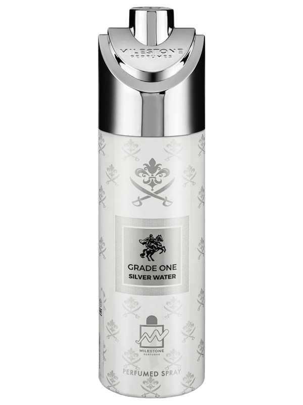 Парфюмированный Дезодорант спрей унисекс Grade One Silver Water 200мл от Milestone + 1