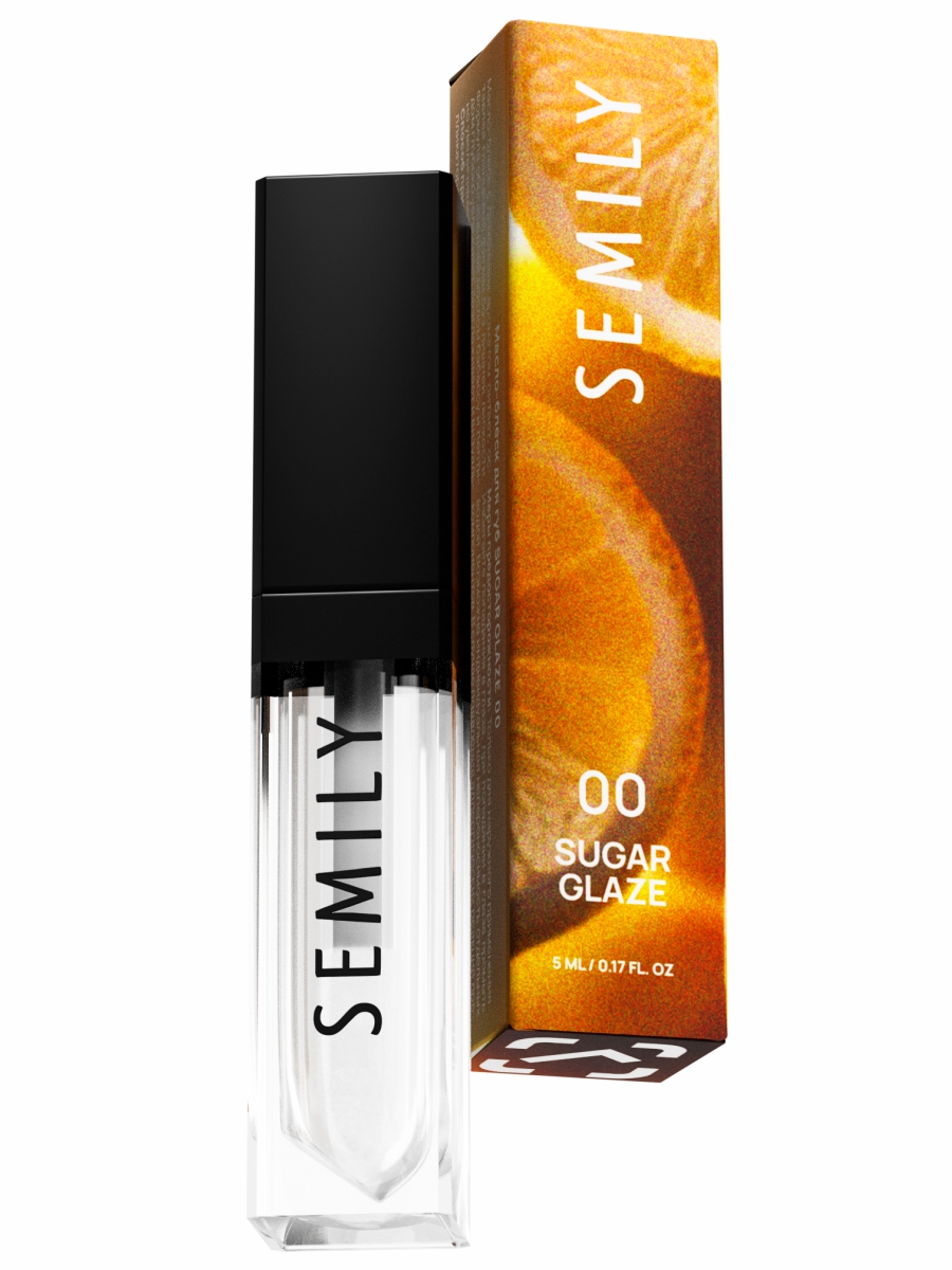 Масло-блеск для губ Sugar Glaze 5мл от Semily + 3