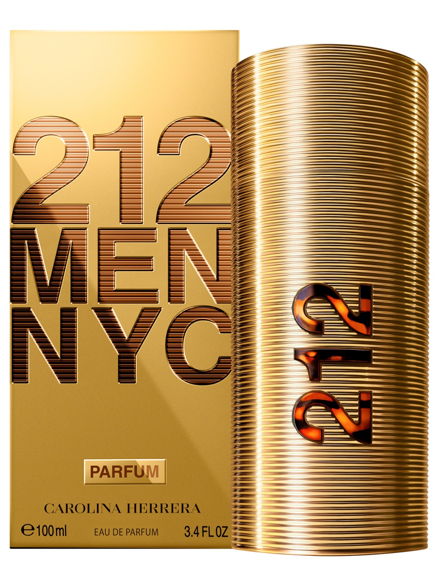 212 Men Parfum Парфюмерная вода мужская 100мл от Carolina Herrera + 2