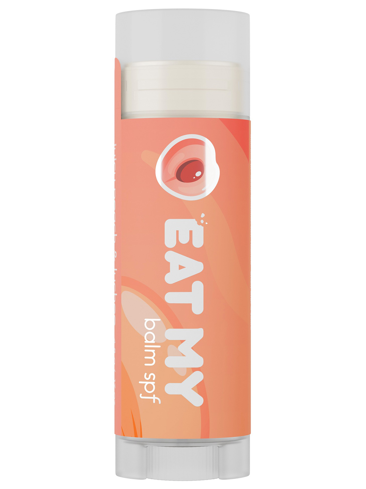 Бальзам для губ c SPF30 Сочный персик-личи 4,8г от Eat My + 3