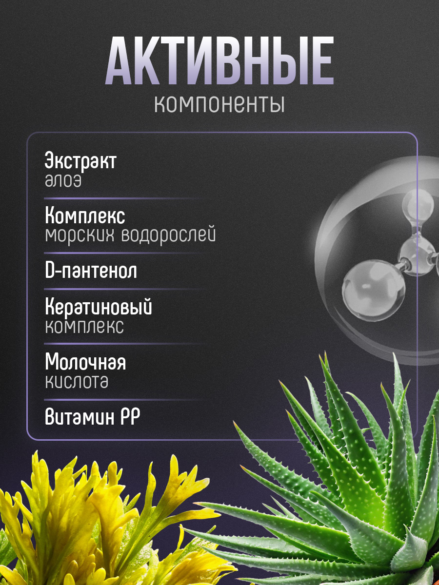 Шампунь бессульфатный для деликатного очищения Super Miracle 1000мл от Concept Moscow + 3