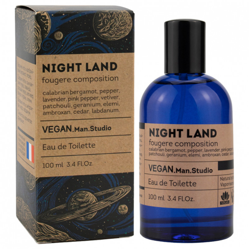 Туалетная вода мужская Night Land 100мл от VEGAN.Man.Studio + 1